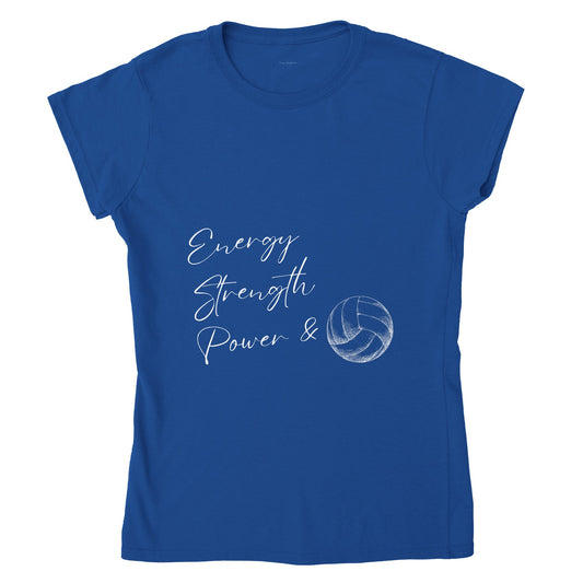ESP + Volleyball Classic Womens Crewneck T-shirt