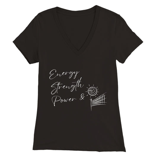 ESP + VB Net Premium Womens V-Neck T-shirt